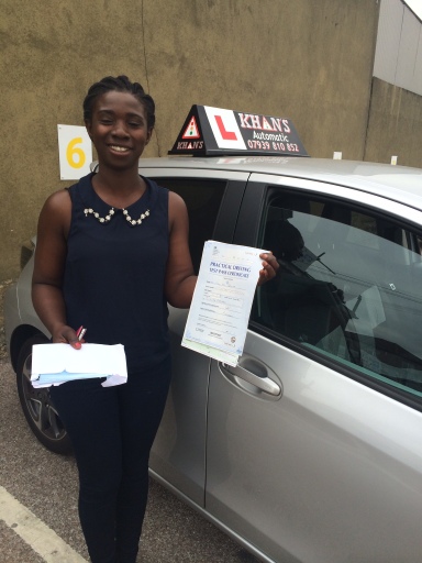 Passed 1st time in Croydon 