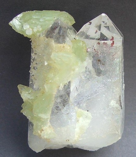 Brandberg Quartz with Prehnite