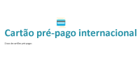 Cartão Pré-pago Internacional
