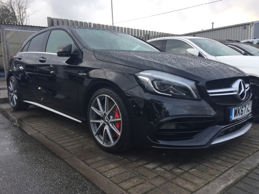 valet and detailing a Mercedes A45