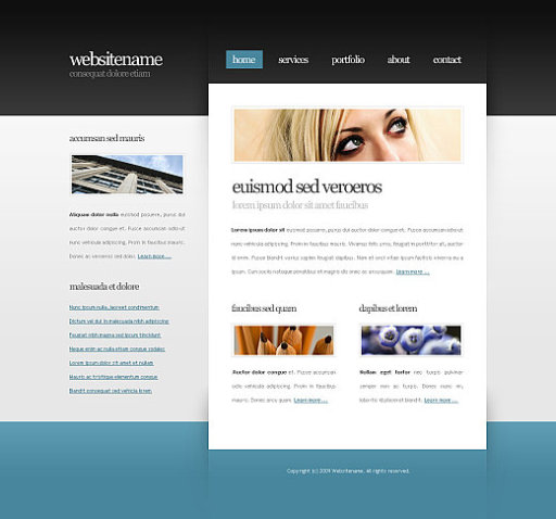 Sleek web design