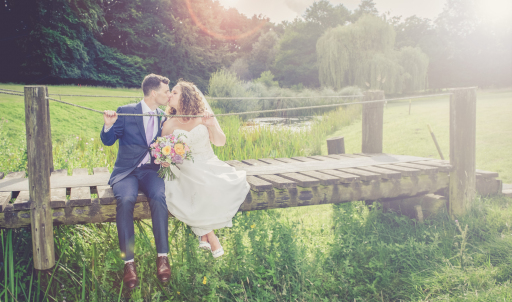 summer haze wedding bridge