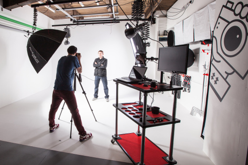 Shoot in progress