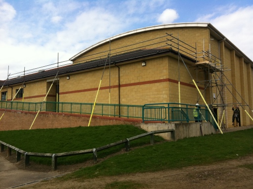 A little extra Scaffolding work out, outside of Gym