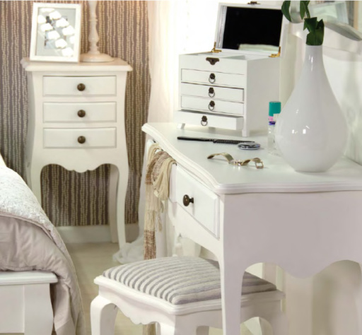 White Regency French Furniture
