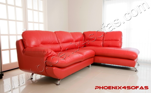 phoenix4sofas Valentino Real Leather Corner Sofa