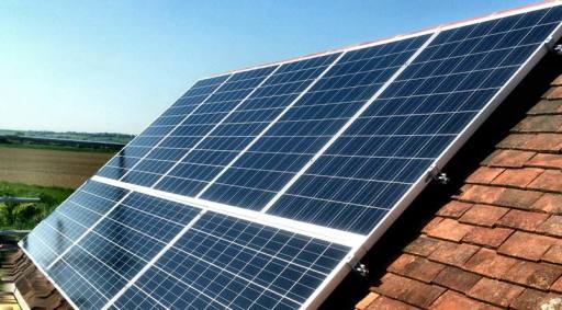 Solar Panels West Facing