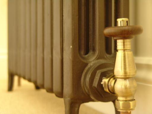 Victorian cast iron radiator installed in Maida Vail, Lndon in July 2011