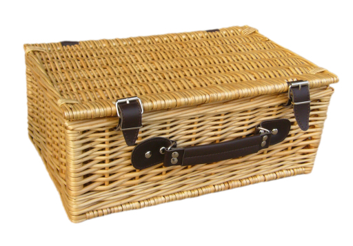 Empty picnic hamper