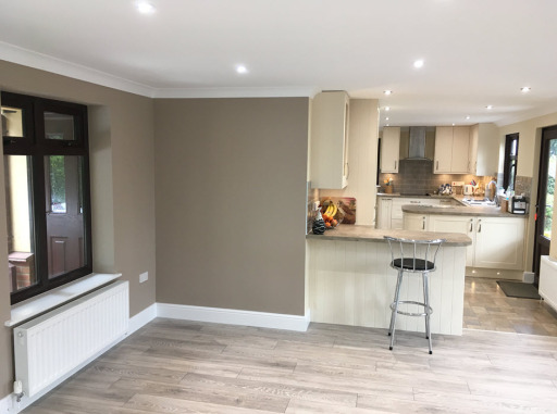 Garage converted with all internal finishes. 