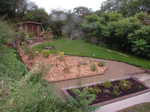 Lawns terracing and planting