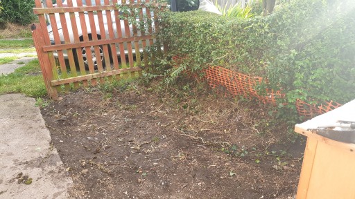 front garden rubbish removal worcester before