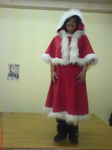 Mrs claus fancy dress outfit