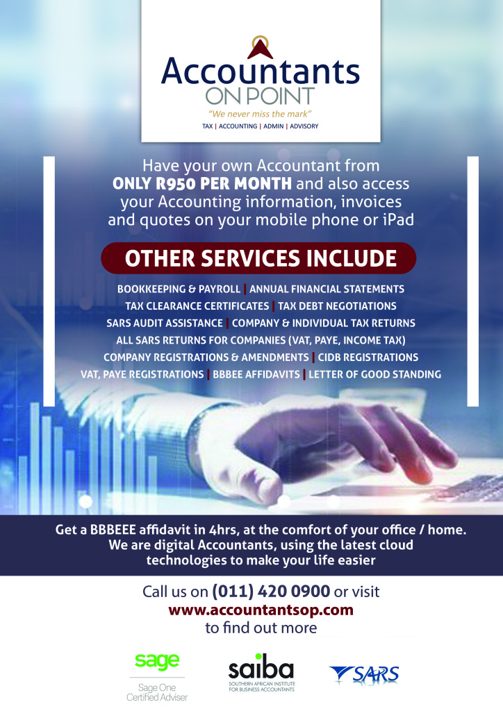 ACCOUNTANTS ON POINT 50 ELSTON AVENUE, BENONI, Johannesburg, Gauteng, 1501