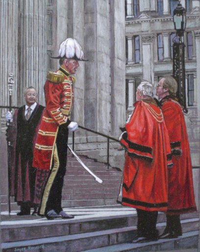 "Welcoming the Lord Mayor to St Paul's Cathedral"