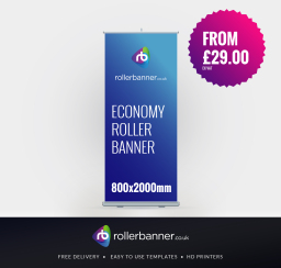 Economy roller banner 800x2000