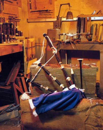 Bagpipe Workshop Industrial Photography