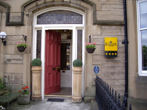 The front of Barony House a guest house with a wonderful welcome.