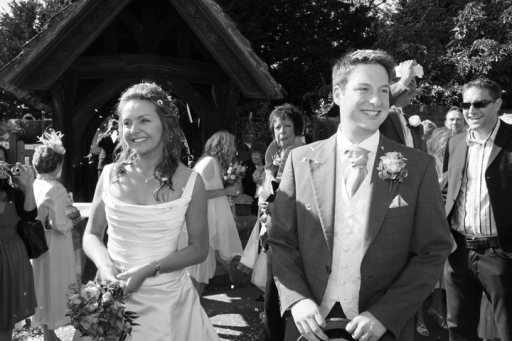 Confetti, wedding photography in Surrey