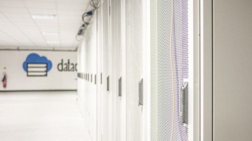 Colocation racks in our UK data centre