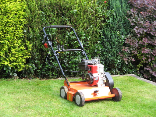 Lawn aeration and scarification service