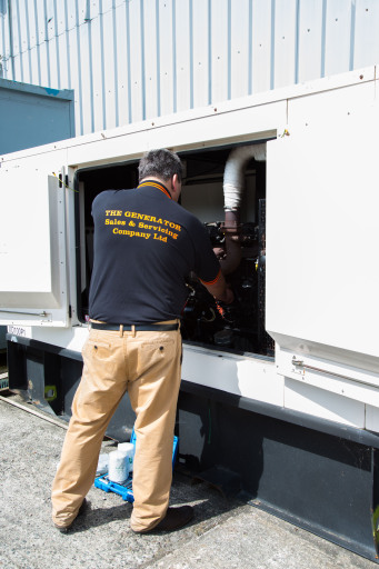 FG Wilson 200KVA generator service in sunny Devon.