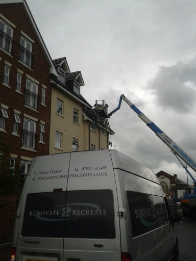 We offer outstanding services to high rise roofs and areas that are difficult to access.