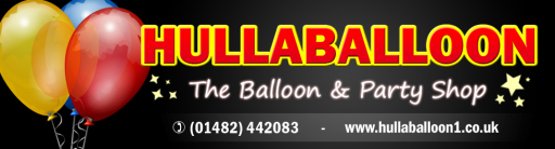 HULLABALLOON HULL 01482 442083.