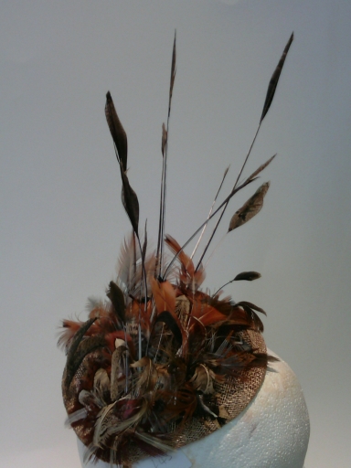 pheasant feather fascinator,great for country lovers