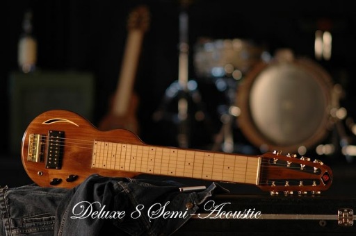 David Porthouse Deluxe 8-String Semi-Acoustic Lap Steel Guitar