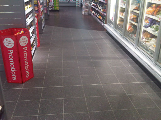 Supermarket shop floor treated by Sure Grip...
