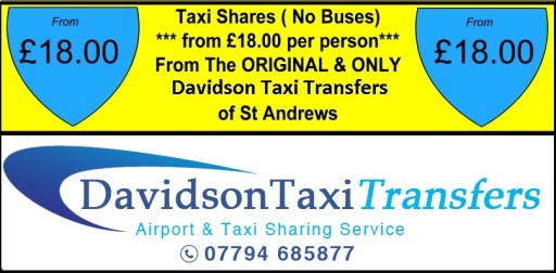 Davidson Taxi sharing services, St Andrews, Fife, UK