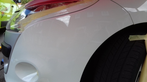 bumper scuff repaired