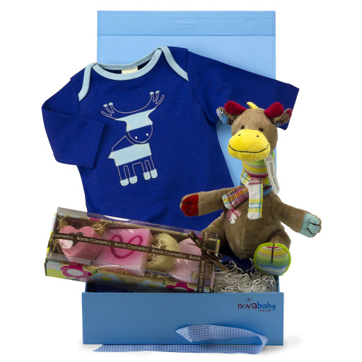 Mum and Baby Boy Gift Box