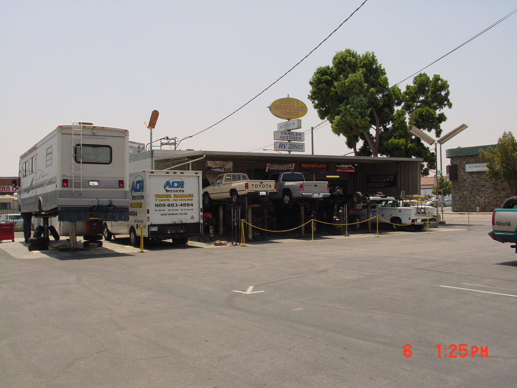 Scottys Muffler And Brake Service 1201 N. E St, San Bernardino, CA, 92405