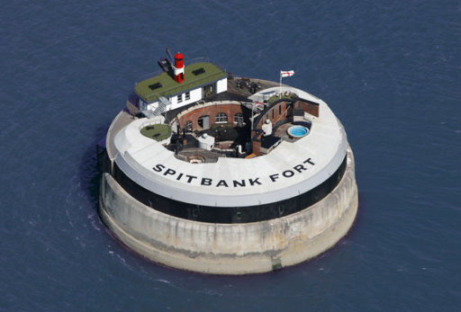 Spitbank Fort. The venue for the amazing Solent forts ultimate challenge. A Fort Boyard Event