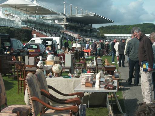 A busy day at our Goodwood Racecourse Antique & Collectors Fair