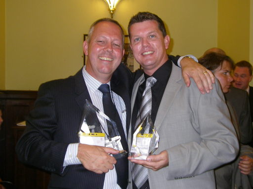 Receiving CIEH Best Health and Safety Award 2009