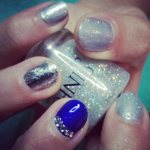Nail Art, Gems, Foils and Glitter