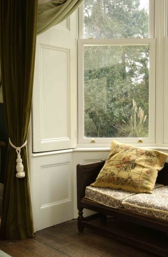 Rehau vertical sliding window - inside view