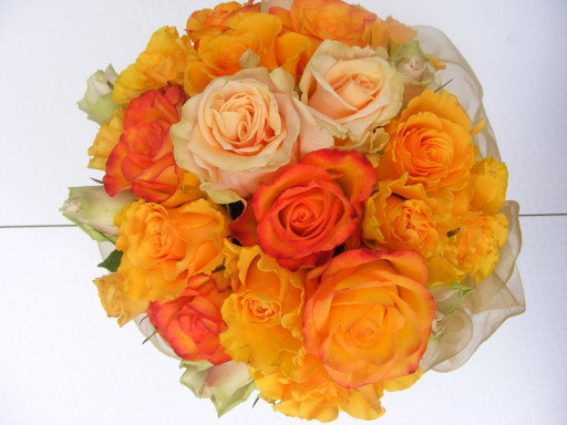 Sunrise wedding bouquet
