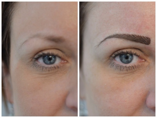 Semi Permanent Hairstroke eyebrows