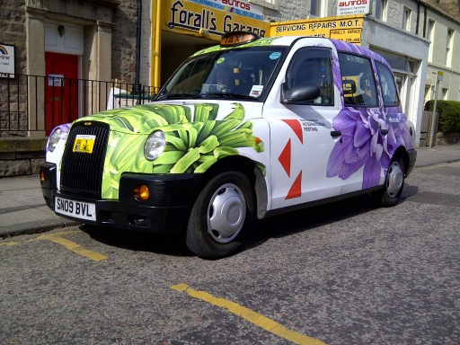 10 cabs for Edinburgh International Festival