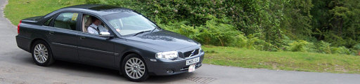 Chauffeur driven Volvo S80