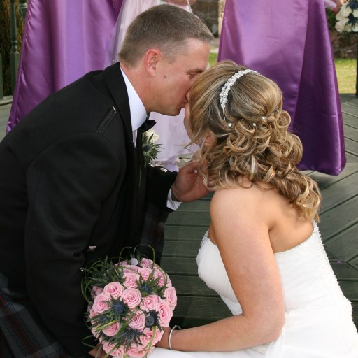 Wedding hair by au naturel Gretna Green