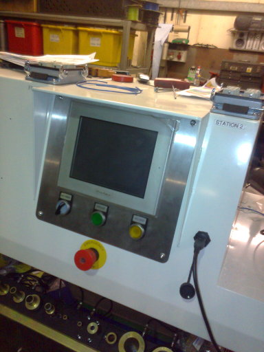 Pro-face Can Open HMI controlling testing station