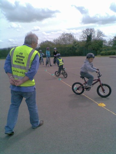 Slalom on Level 1 course