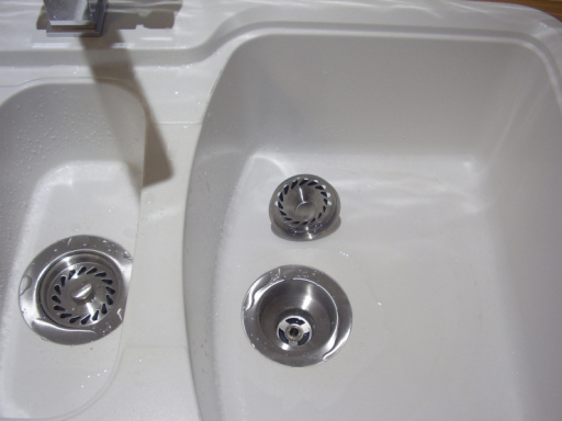 New Sink Wastes Fitted