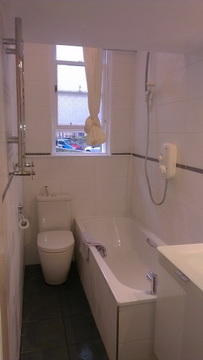 Full bathroom fit for domestic clients.
