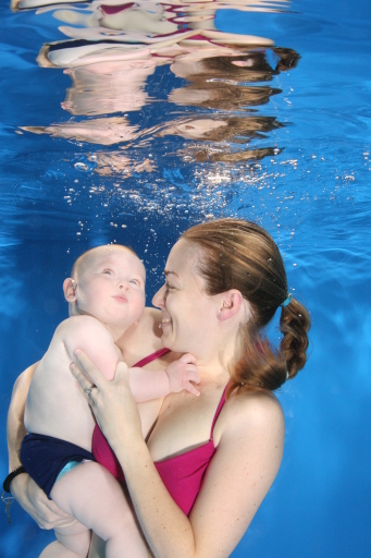 Underwater with mummy
